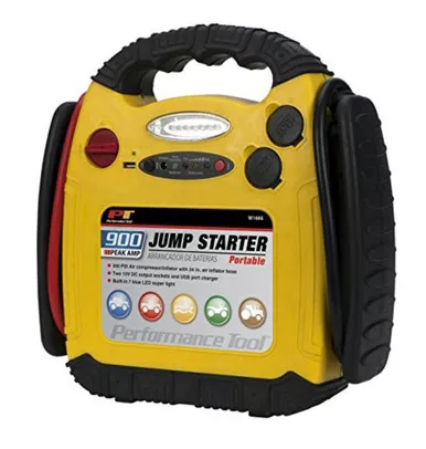 Performance Tool W1665 900 Amp Jump Starter Inflator Portable Power Unit