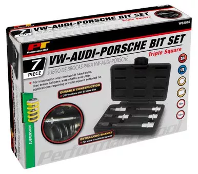 Performance Tool W83016 7pc. Bit Set; For Volkswagen/Audi/Porsche