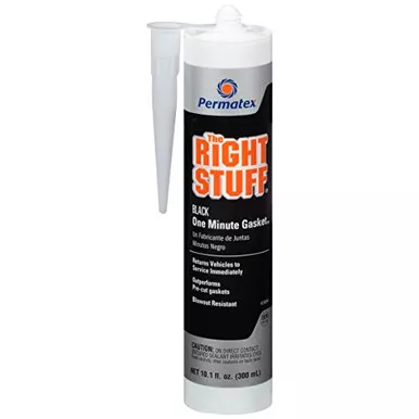 Permatex 33694 The Right Stuff 1 Minute Black Gasket Maker 10 oz