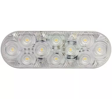 Peterson Manufacturing 1220KC-10 LED Mini Light, Clear Lens, Black Base