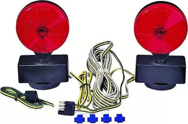 Peterson Manufacturing V555 Light Tow Round Magnetic Mount Kit 4' x 5.67'