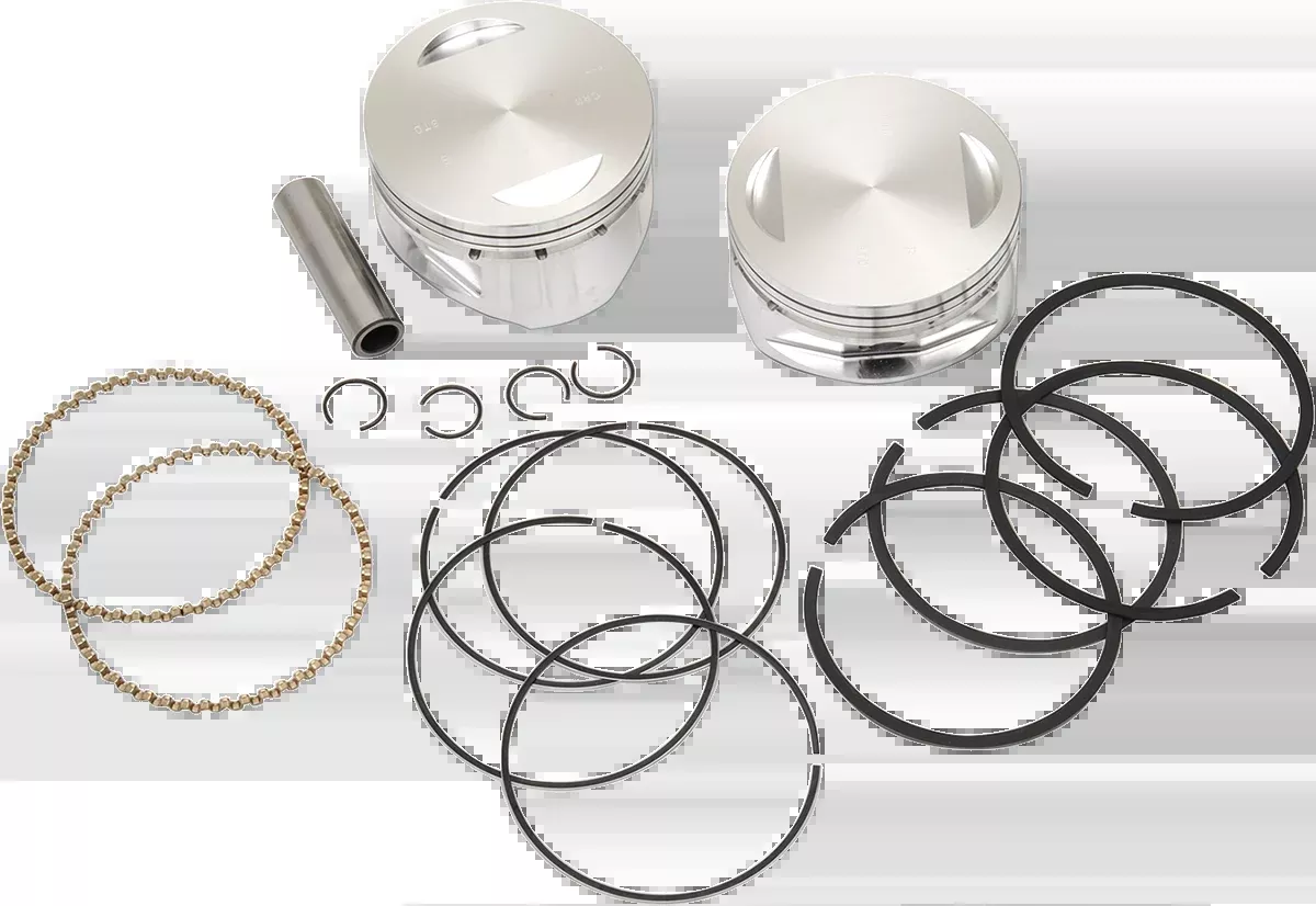 Piston Kit - For 100"/107" Super Sidewinder - 4.000" - Standard