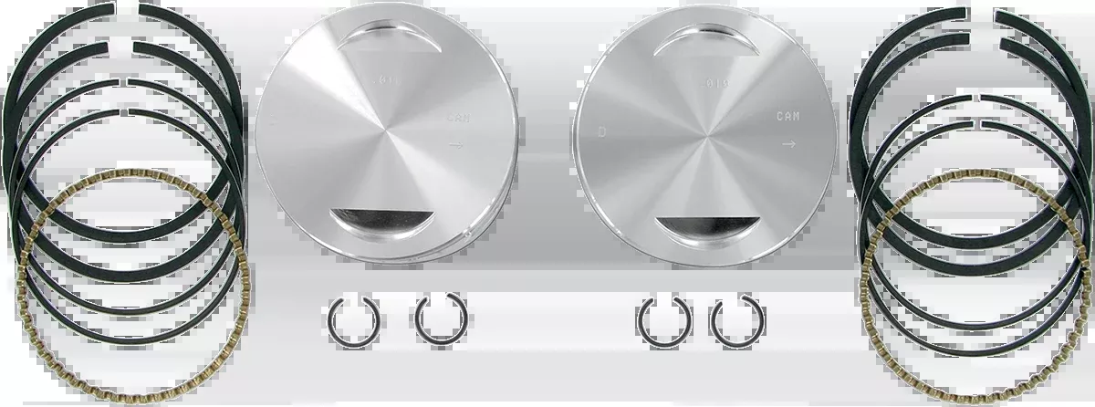 Piston Kit - For 113" Super Sidewinder - 4.000" - +0.010"