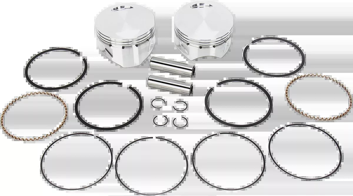 Piston Kit - For 113" Super Sidewinder - 4.000" - +0.020"