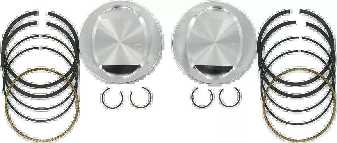 Piston Kit - For 95" Big Bore Kit - 3.875" - +0.005"