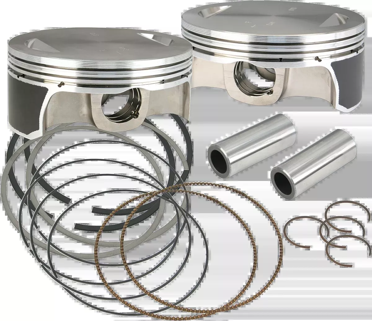 Piston Kit - For Hot Set Up Kits - 4.125" +0.010" - 111"/117"/124" Engine
