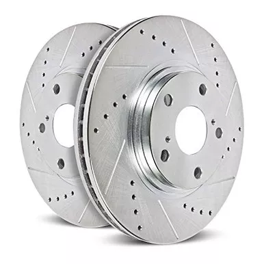 Power Stop AR8772XPR Rear Drilled & Slotted Rotors for Dodge Ram 1500/2500/3500