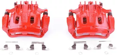 Power Stop S4752 High-Temp Red Calipers for Ford Excursion/F-250/F-350