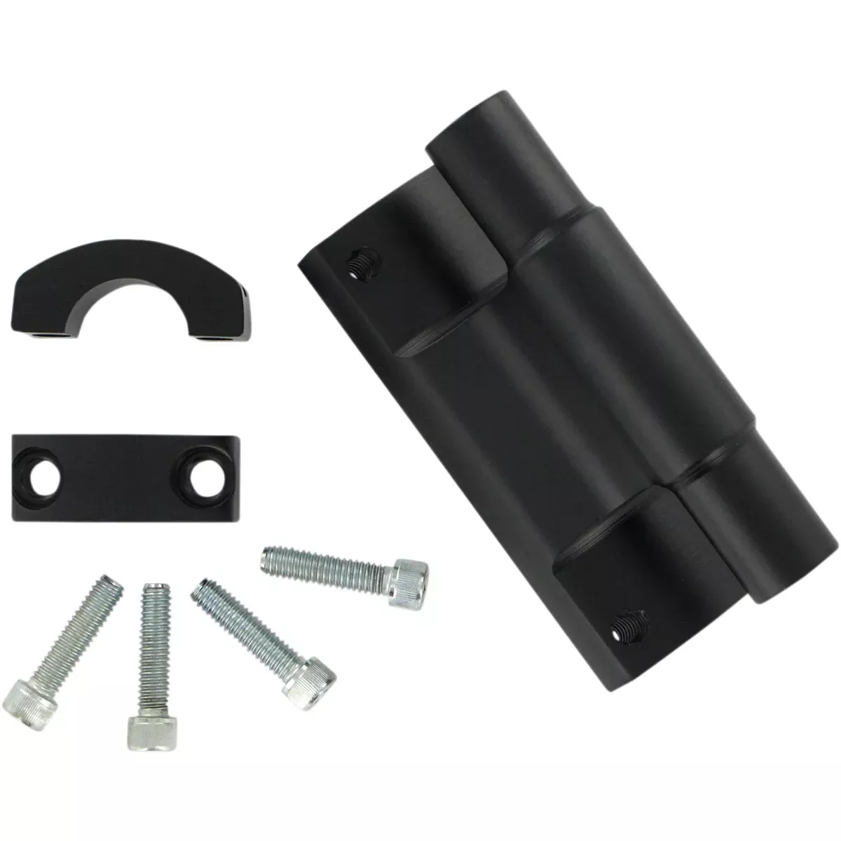 POWERMADD 0602-0245 45431 Powerriser 475 Pivoting Handlebar Riser Risers – 2″ x 4-3/4″ – Oversized Handlebars