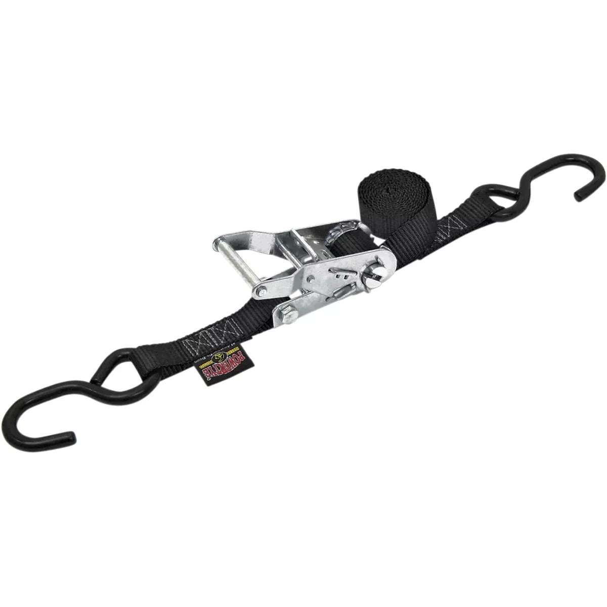 POWERTYE MFG. 3920-0281 32072 1" Ratchet Tie-Down Ratchet Tie-Down 1" x 6' - Black