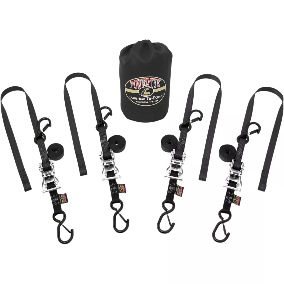 POWERTYE MFG. 3920-0290 TRAILERKIT-72 Classic Trailer Tie-Down Kit Trailer Kit Strap - 1"