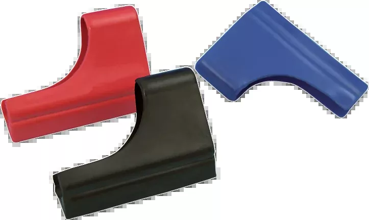 Prairie Dog Red Blue Black 3 Pack Full Face Motorcycle Helmet Finger Visor Wiper