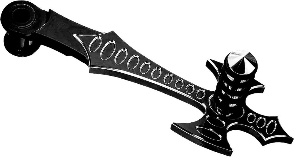 Precision Billet Brake Lever for Harley Davidson Touring Models '08-17 -Bad Axe Edition -Black