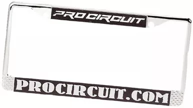 Pro Circuit License Plate Frame (Chrome) - PC1005-1300