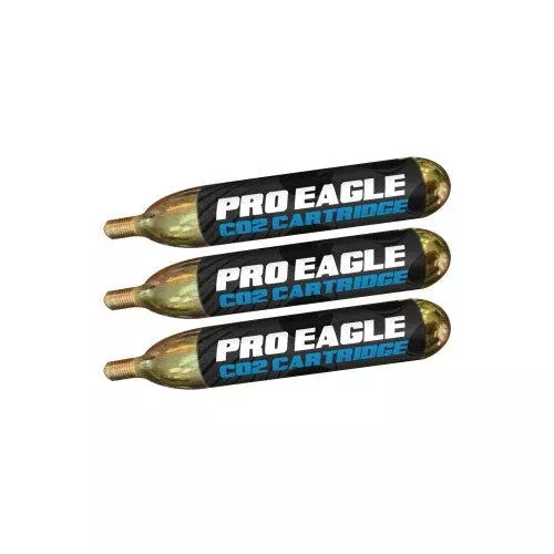 Pro Eagle CO2 Cartridges for Phoenix CO2 Air Jack 3 Pack 3g Each AJCO33
