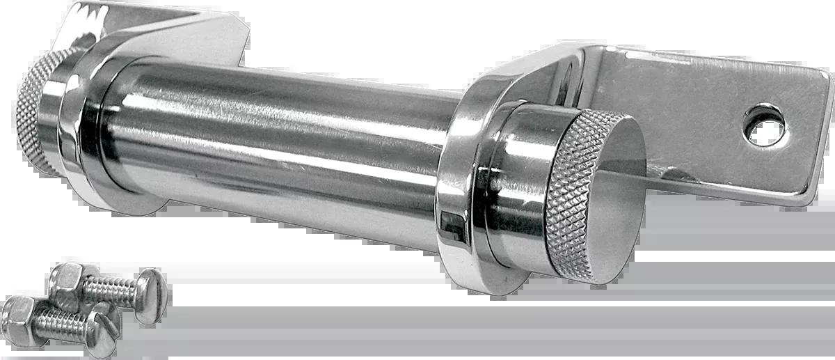 Pro One Chrome 4.5" Laydown Mini Registration Stash Tube fits Harley Davidson