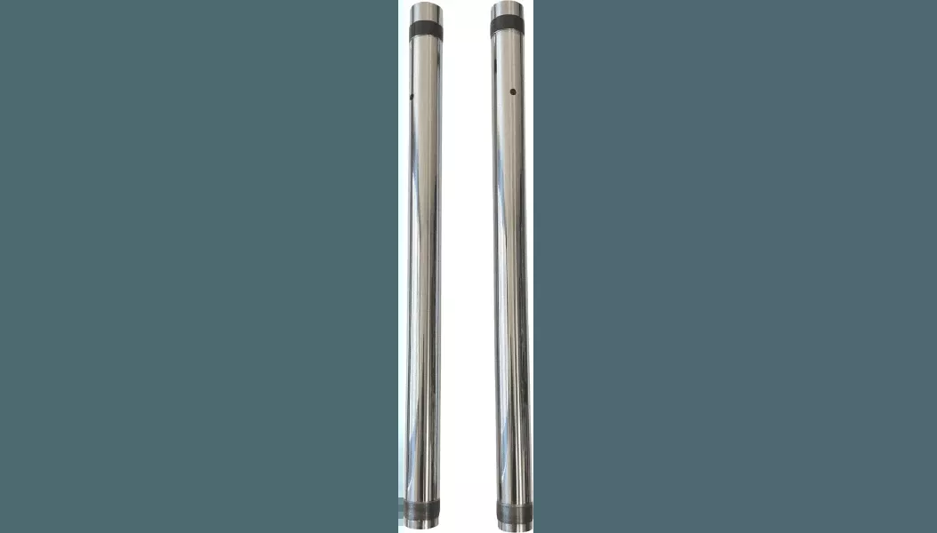 Pro One Fork Tubes 43 mm Inverted for '18-Up Harley Davidson Fat Bob, Street Bob, Low Rider S/ST Models (Select Finish and Length)