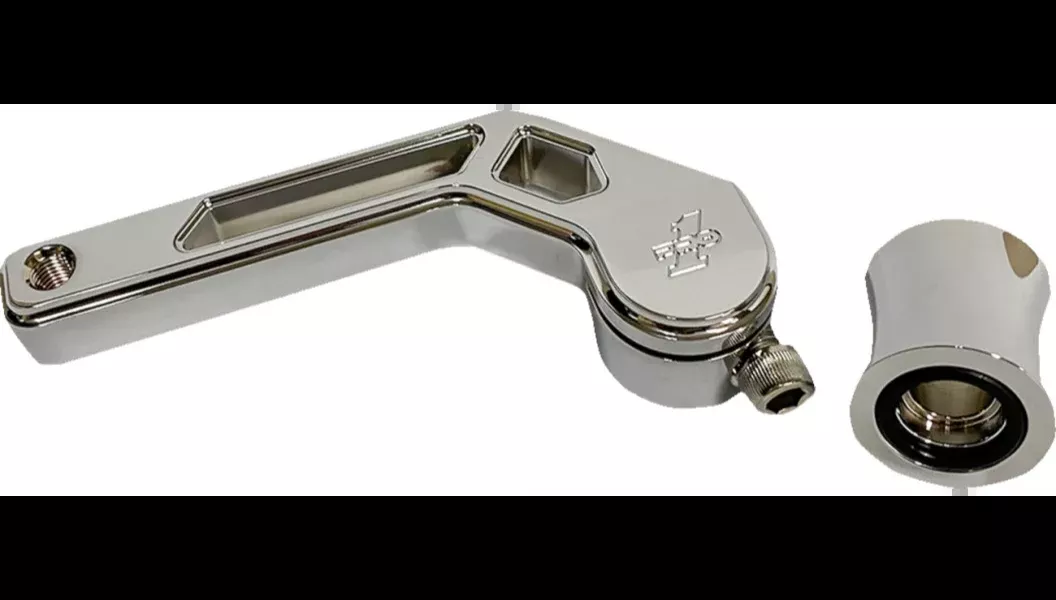 Pro-One T-Rex Shorty Chrome Shifter Arm 4 Harley 88-22 FL Models
