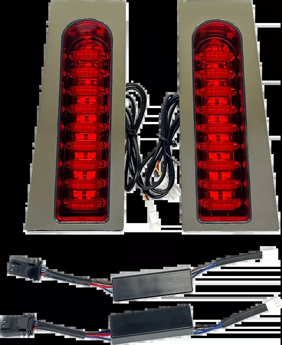 ProBEAM Auxiliary Fillerz - Run/Brake/Turn - Red Lens - Chrome