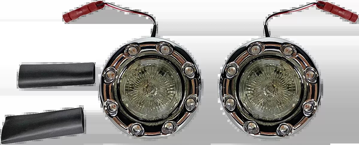 ProBEAM Bullet Ringz™ LED Turn Signals - Chrome/Smoke
