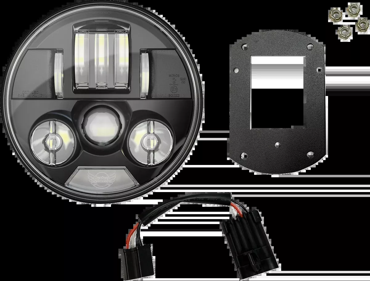ProBEAM Headlight Kit - 5-3/4" - Black - FXLRST/FXRST