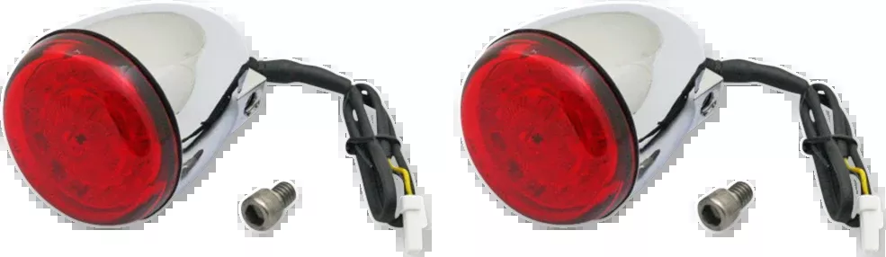 ProBEAM Turn Signals - Chrome/Red