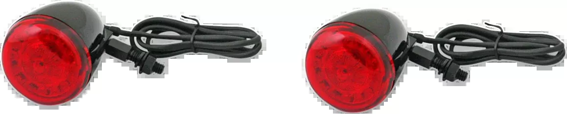 ProBEAM Turn Signals - Gloss Black/Red - Universal