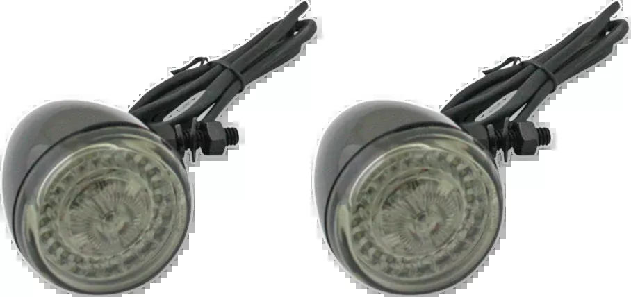 ProBEAM Turn Signals - Gloss Black/Smoke Lens - Universal