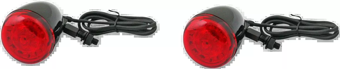 ProBEAM Universal Turn Signals - Gloss Black/Red