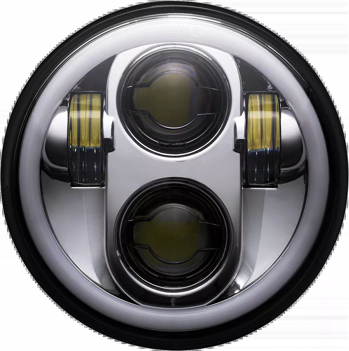 ProGLOW™ 5-3/4" Headlamp - with Mounting Ring - Chrome