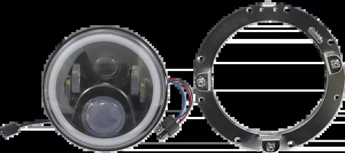 ProGLOW™ 7" Headlamp - with Mounting Ring - Black