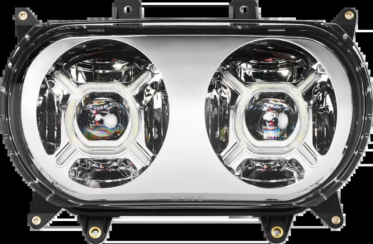 ProGLOW™ Headlight - Chrome - Road Glide