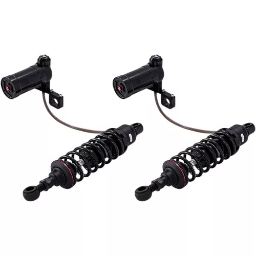 Progressive 990 Sport Series Remote Reservoir Shocks for 1999-2023 Harley Touring - Heavy Duty