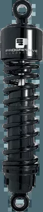 Progressive Suspension 412 Series Shocks for '91-17 FXD/FXDWG Black 12.5"-Pair