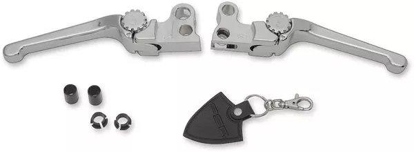PSR Anthem Adjustable Lever Set For Harley Models - Chrome