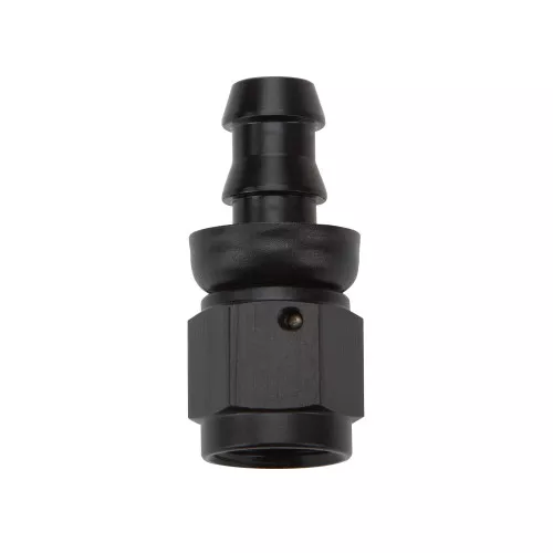 Pushlock Hose End Black Straight -8 ALL49413