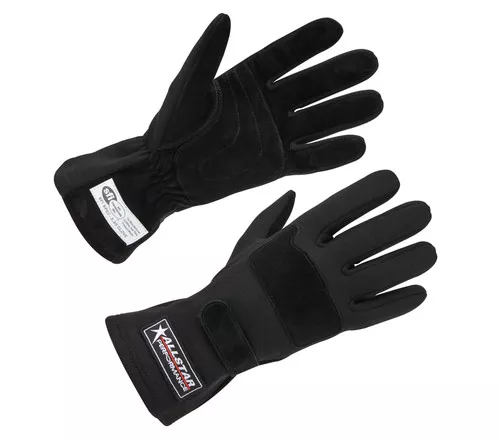 Racing Gloves SFI 3.3/5 D/L Black Medium ALL915012