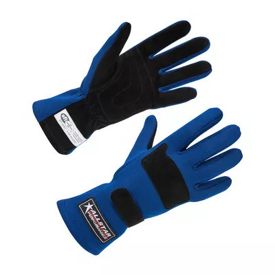 Racing Gloves SFI 3.3/5 D/L Blue X-Large ALL915025