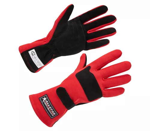 Racing Gloves SFI 3.3/5 D/L Red Small ALL915071