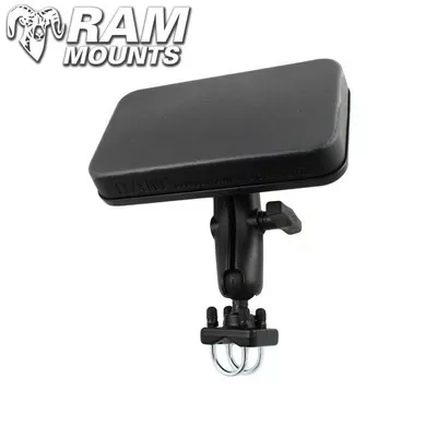 Ram Mounts 1.5″ Diameter Ball Rail Mount with Double U-Bolt Base & Back Rest Pad for ATV’S