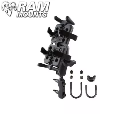 Ram Mounts Combination Brake/Clutch Reservoir Mount with Universal Finger-Grip Holder