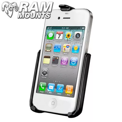 Ram Mounts Model Specific Cradle for The Apple iPhone 4 & iPhone 4S without Case, Skin or Sleeve