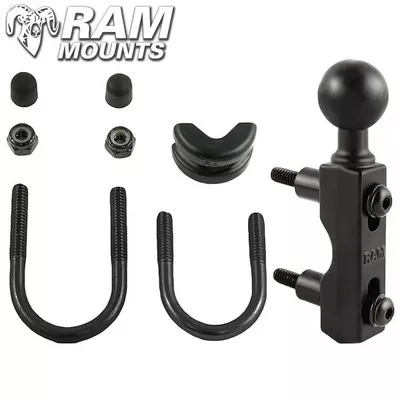 Ram Mounts Motorcycle Combination Base for Handlebar or Brake/Clutch Reservoir with 1" Ball