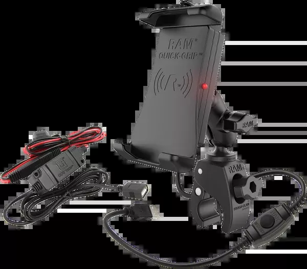 RAM Mounts Quick-Grip™ Waterproof Wireless Charging Mount – Tough Claw™