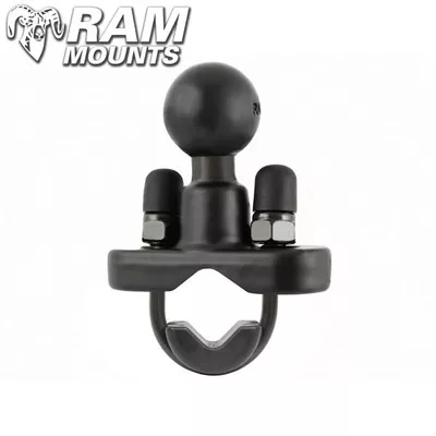 Ram Mounts Rail Base & 1" Ball for Rails From 0.5" To 1.25" diameter