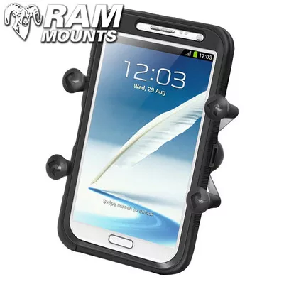Ram Mounts Universal X-Grip IV Large Phone/Phablet Holder with 1″ Ball