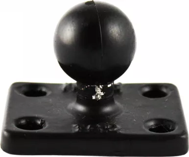 Ram Rectangle Base W/1" Ball 1.5"X2" - RAM-B-202U-152