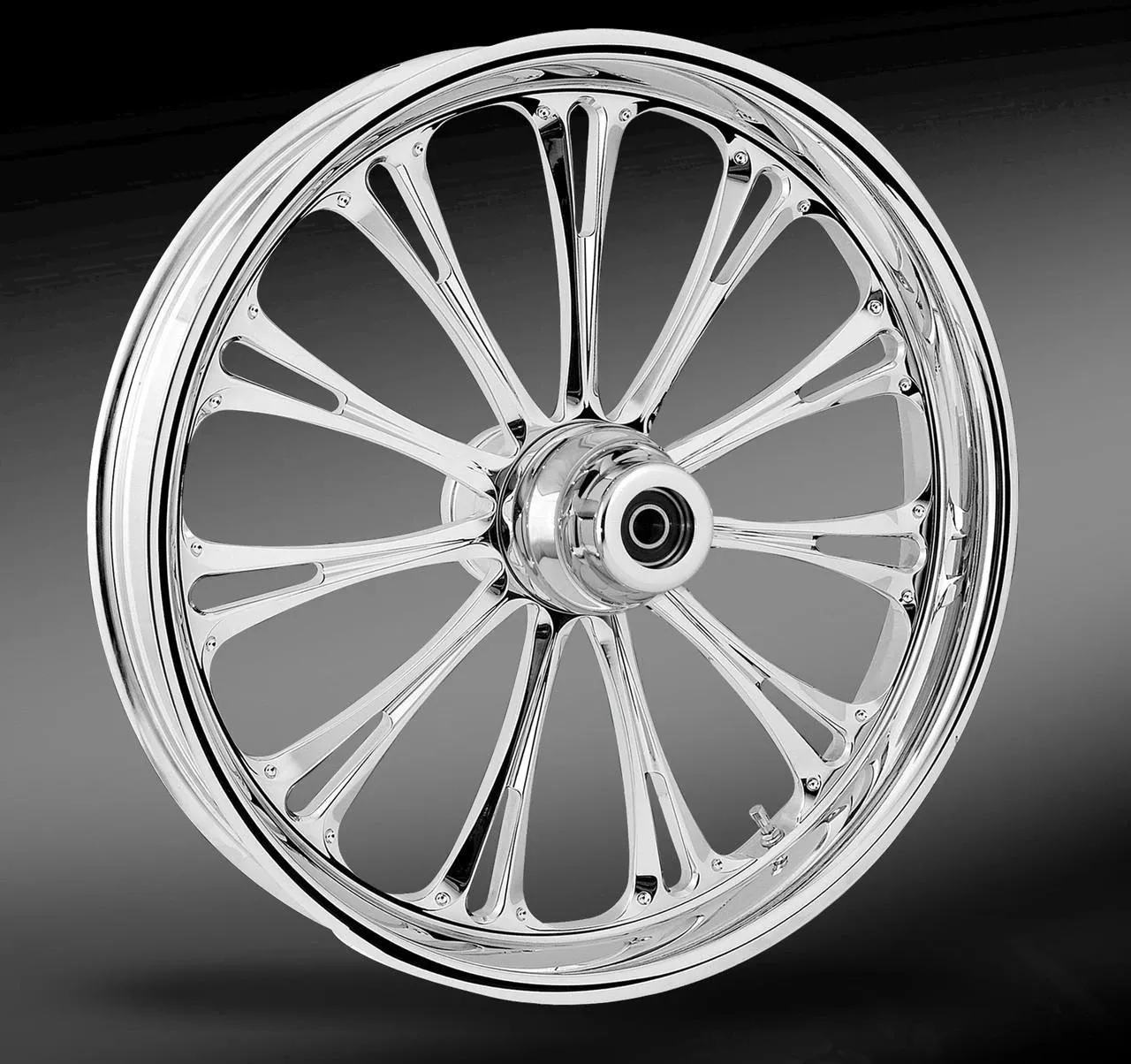 RC Components Imperial Chrome Wheel for Harley Davidson Models (Choose Options)