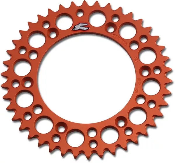Renthal Rear Sprocket - Aluminum - 42 Tooth - Orange
