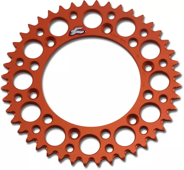 Renthal Rear Sprocket – Aluminum – 44 Tooth – Orange